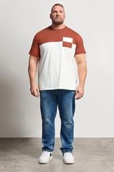 BadRhino Big & Tall Clay Orange Pocket T-Shirt | BadRhino 1