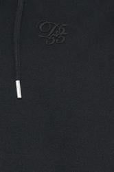 D555 Big & Tall Navy Blue Couture Zip Through Hoodie | BadRhino 3