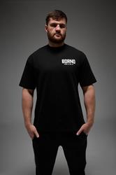BDRNO Premium Big & Tall Black Logo T-Shirt | BadRhino 3
