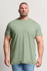 BadRhino Big & Tall Light Green Extra Long Core T-Shirt | BadRhino 3