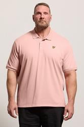 LYLE & SCOTT Big & Tall Grapefruit Pink Core Polo Shirt | BadRhino 3