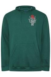 BadRhino Big & Tall Green Dragon Graphic Hoodie | BadRhino 1