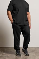 BadRhino Big & Tall Black Premium Cuffed Joggers | BadRhino 1