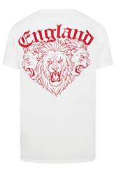 BadRhino Big & Tall White England T-Shirt | BadRhino 8