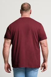 BadRhino Big & Tall Red Flower Pocket T-Shirt | BadRhino 2