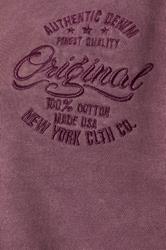 KAM Big & Tall Purple Acid Wash Zip Through Hoodie | BadRhino 3