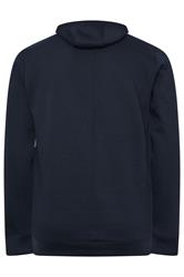 BadRhino Big & Tall Navy Blue Cut & Sew Hoodie | BadRhino 2