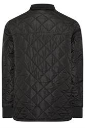 D555 Big & Tall Black Quilted Jacket | BadRhino 2