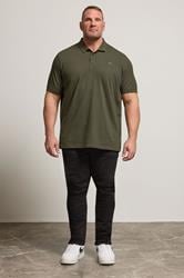 BadRhino Khaki Green Essential Polo Shirt | BadRhino 2