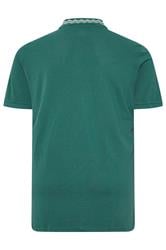 Ben Sherman Big & Tall Teal Signature Pique Polo Shirt | BadRhino 2