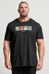 Ben Sherman Big & Tall Black Pub Graphic T-Shirt | BadRhino 1