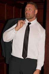 BadRhino Black Silk Tie 1