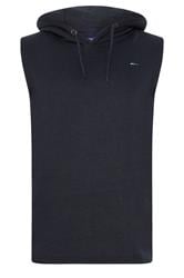BadRhino Big & Tall Navy Blue Sleeveless Hoodie