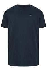 BadRhino Big & Tall Navy Blue Relaxed T-Shirt | BadRhino 1