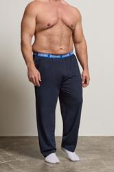 BadRhino Big & Tall Navy Blue Lounge Trousers | BadRhino 1