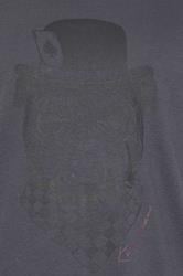 KAM Big & Tall Night Black Bulldog Graphic Print T-Shirt | BadRhino 5