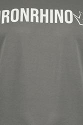 IronRhino Big & Tall Grey Branded Performance Long Sleeve T-Shirt | BadRhino 3