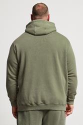 BadRhino Big & Tall Green Sun Bleached Hoodie | BadRhino 5