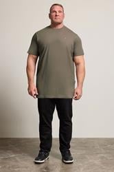BadRhino Big & Tall Brown Extra Long T-Shirt | BadRhino 2