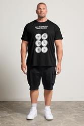 BadRhino Big & Tall Black 'Six Pack' Graphic T-Shirt | BadRhino 1