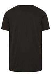 JACK & JONES Big & Tall Black Logo T-Shirt | BadRhino 2