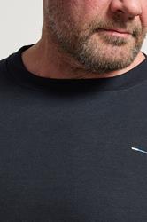 BadRhino Big & Tall Navy Blue Crew Neck Sweatshirt | BadRhino 4