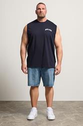BadRhino Big & Tall Navy Blue England '66 Vest | BadRhino 4