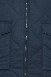 BadRhino Big & Tall Navy Blue Quilted Jacket | BadRhino 3