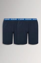 BadRhino 2 PACK Navy Blue Lounge Shorts | BadRhino 3