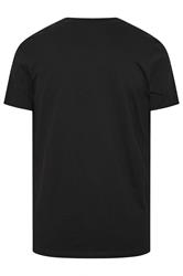 BadRhino Big & Tall Black Extra Long Misfits Graphic T-Shirt | BadRhino 2