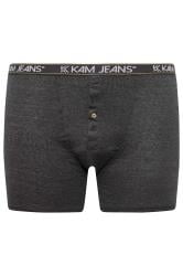 KAM 3 PACK Navy Blue & Grey Assorted Boxers | BadRhino 7