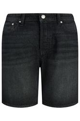 JACK & JONES Big & Tall Grey Denim Shorts