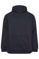 BadRhino Big & Tall Navy Blue Front Pocket Hoodie