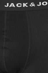 JACK & JONES Big & Tall 7 PACK Black Branded Boxers | BadRhino  4
