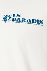 BadRhino Big & Tall Off White Ibiza Paradise Graphic T-Shirt | BadRhino 10