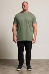 BadRhino Big & Tall Sage Green Extra Long Core T-Shirt | BadRhino 1