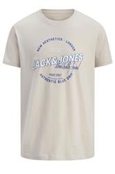 JACK & JONES Big & Tall Moonbeam White Graphic T-Shirt