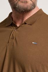 BadRhino Big & Tall Brown Core Polo Shirt | BadRhino 5