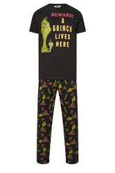 BadRhino Big & Tall Black Grinch Pyjama Set | BadRhino 4
