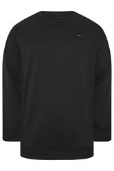 BadRhino Big & Tall Black Crew Neck Sweatshirt