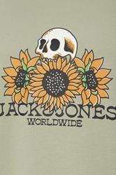 JACK & JONES Big & Tall Seagrass Green Graphic T-Shirt | BadRhino 5