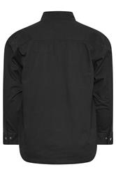 BadRhino Big & Tall Black Cotton Zip Through Jacket | BadRhino 2