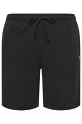 LYLE & SCOTT Big & Tall Black Jogger Shorts