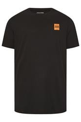 JACK & JONES Big & Tall Black Logo T-Shirt | BadRhino 1