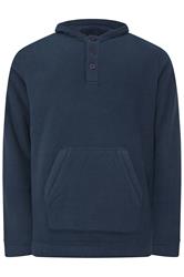 BadRhino Big & Tall Navy Blue Borg Lined Fleece | BadRhino 5