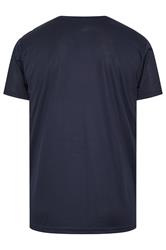 IronRhino Big & Tall Navy Blue Branded Performance T-Shirt | BadRhino 6