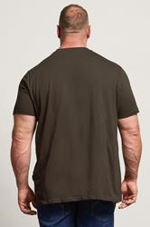 BadRhino Big & Tall Chocolate Brown T-Shirt | BadRhino 3