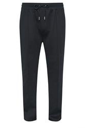 D555 Big & Tall Navy Blue Couture Open Hem Joggers | BadRhino 1