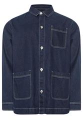 BadRhino Big & Tall Blue Chore Denim Shacket | BadRhino 7
