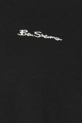 Ben Sherman Big & Tall Black Signature Pique Polo Shirt | BadRhino 3